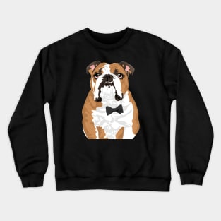 Gentleman English Bulldog T-Shirt for Dog Lovers Crewneck Sweatshirt